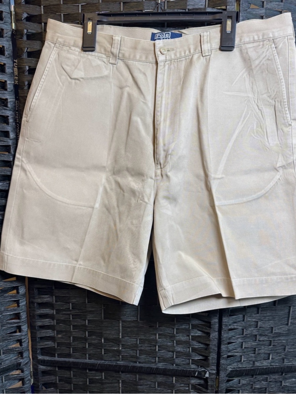 Polo by Ralph Lauren Men's Khaki Cotton Twill Shorts (172)